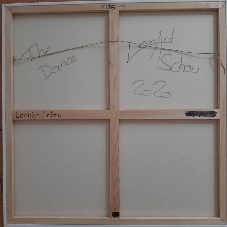 Original Abstract Expressionism Love Painting by Lennart  Schou