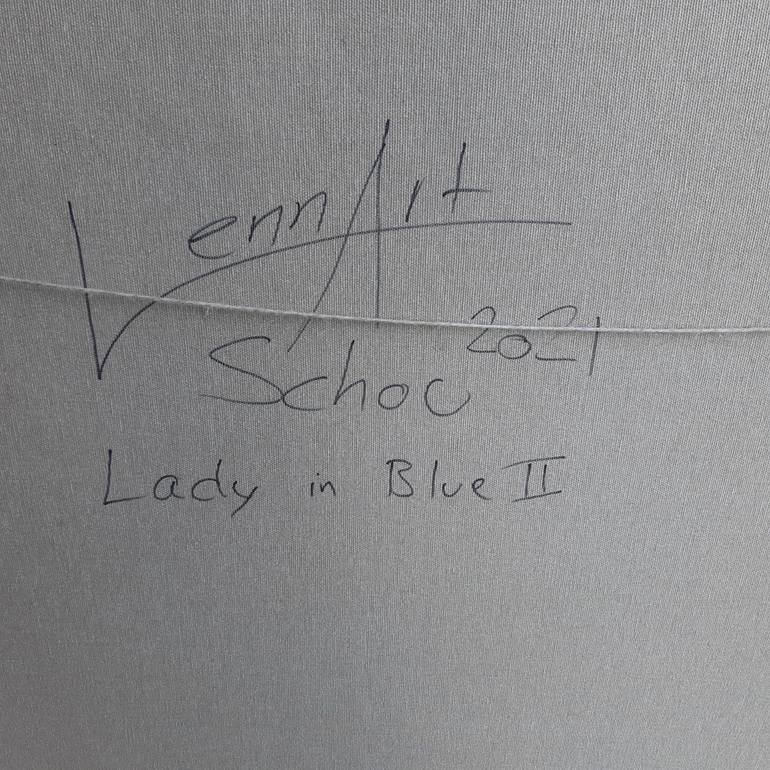 Original Abstract Expressionism Women Painting by Lennart  Schou