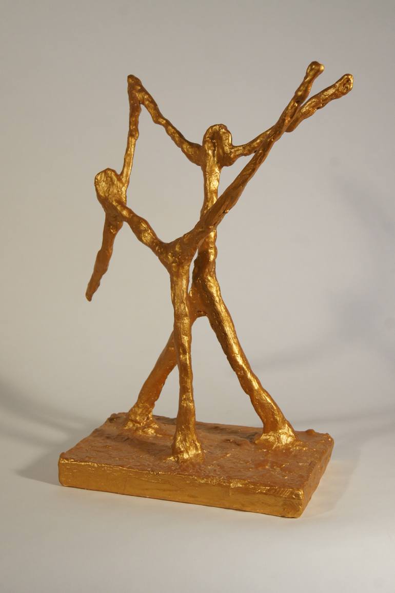 Original Expressionism Sports Sculpture by Erwin Bruegger