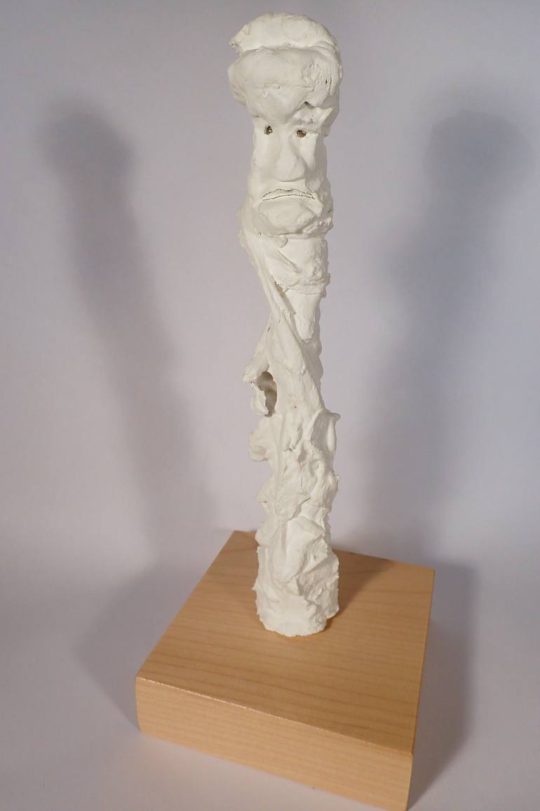 Original Fauvism Men Sculpture by Erwin Bruegger