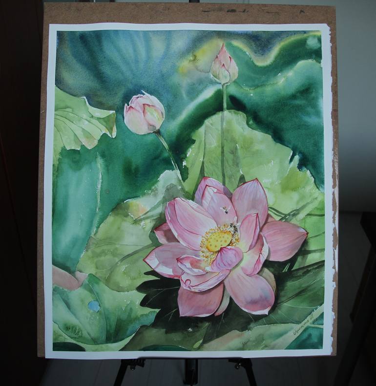 Original Floral Painting by Nataliia Pshenychna