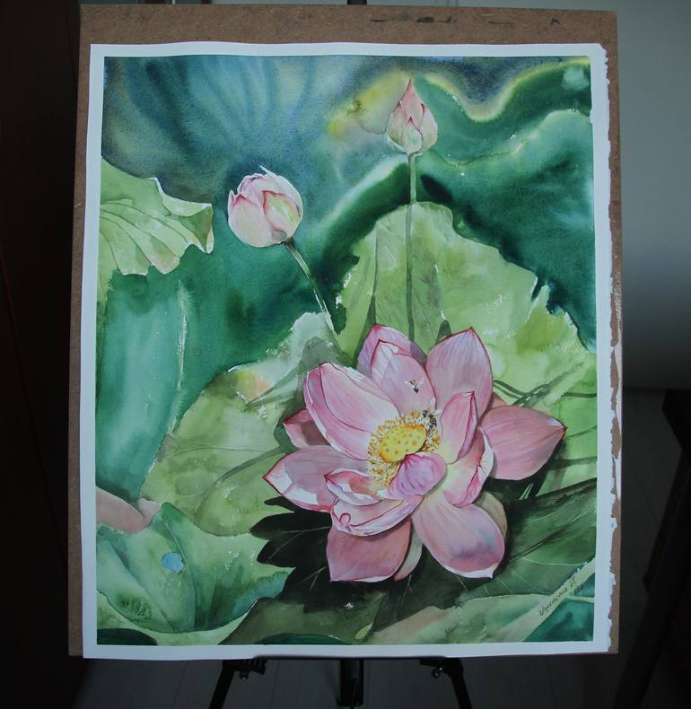 Original Fine Art Floral Painting by Nataliia Pshenychna