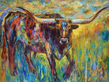 Original Expressionism Animal Paintings by Barbara Meikle