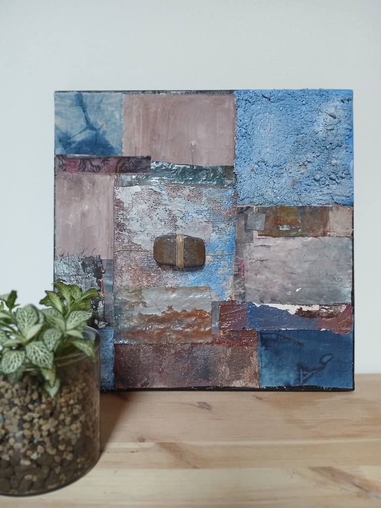 Original Minimalism Abstract Painting by Rita Scarpelli