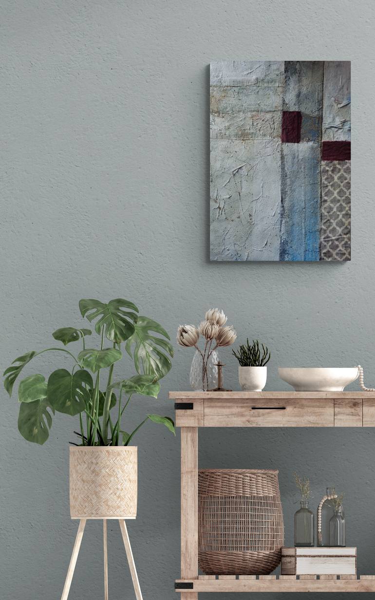 Original Minimalism Abstract Painting by Rita Scarpelli