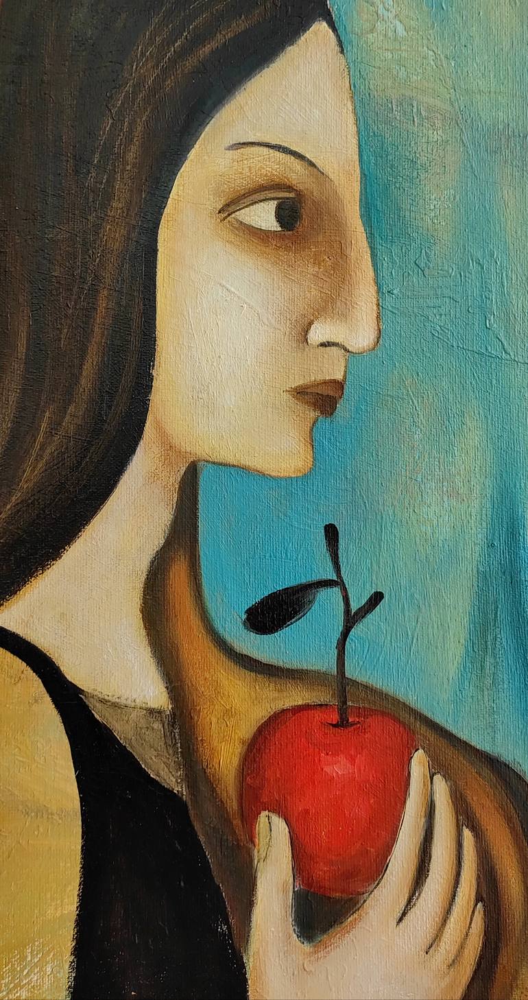 Original Contemporary Family Painting by Anna Soghomonyan