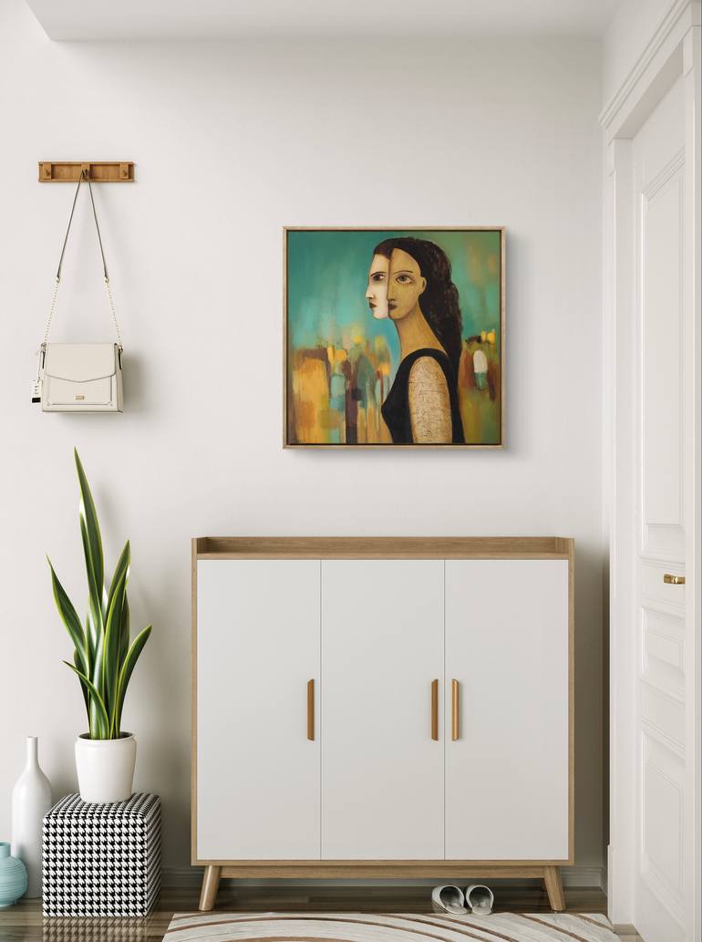 Original Contemporary Women Painting by Anna Soghomonyan