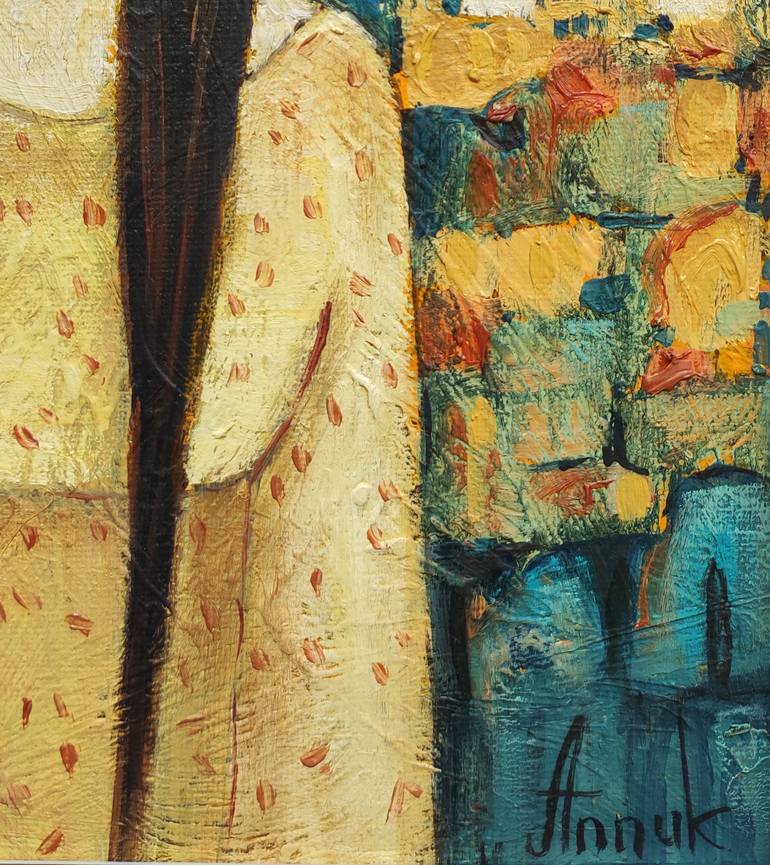 Original Contemporary Family Painting by Anna Soghomonyan