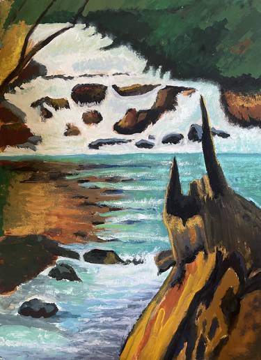 Original Abstract Landscape Painting by Kevin Sutton