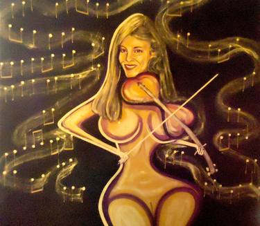 Print of Performing Arts Paintings by Arts Purple GDO