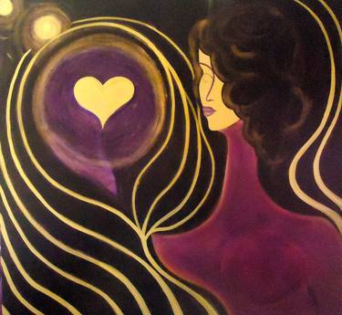 Print of Love Paintings by Arts Purple GDO