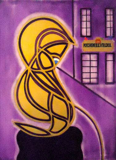 Print of Abstract Expressionism Pop Culture/Celebrity Paintings by Arts Purple GDO