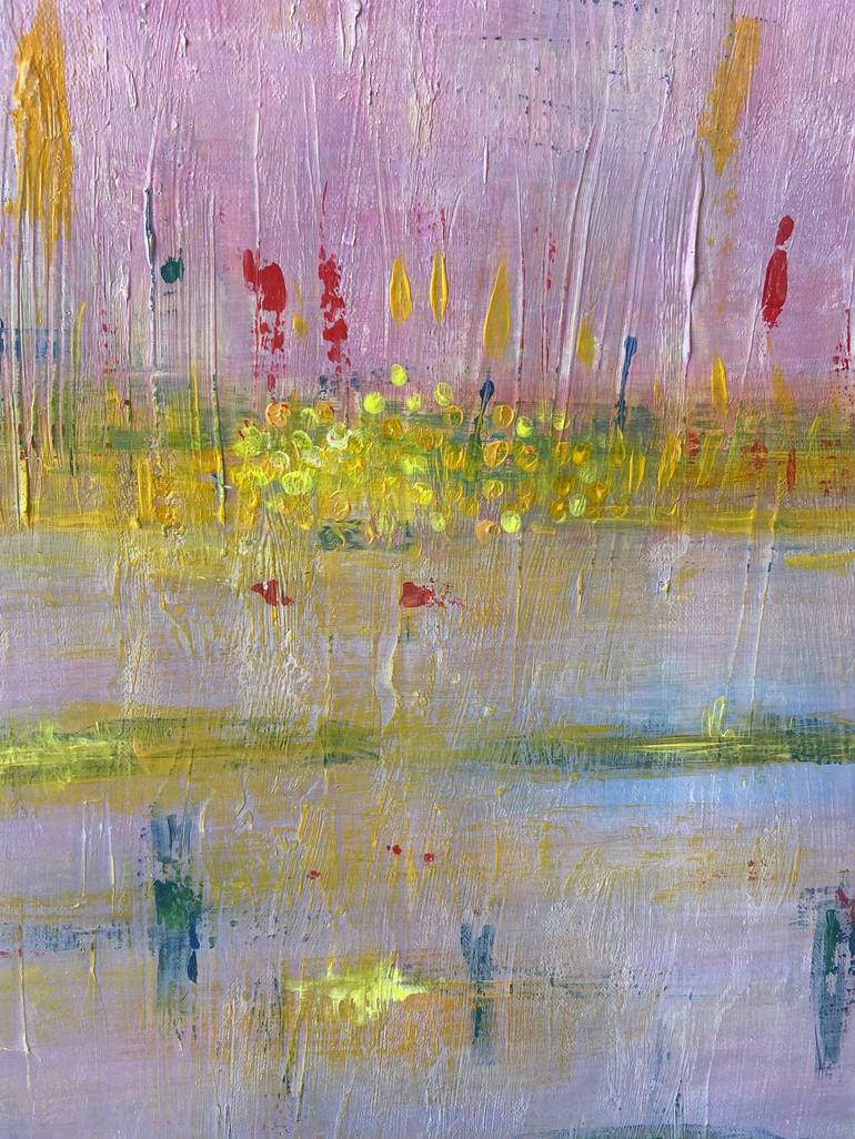 Original Abstract Expressionism Landscape Painting by Alejandra Patricia