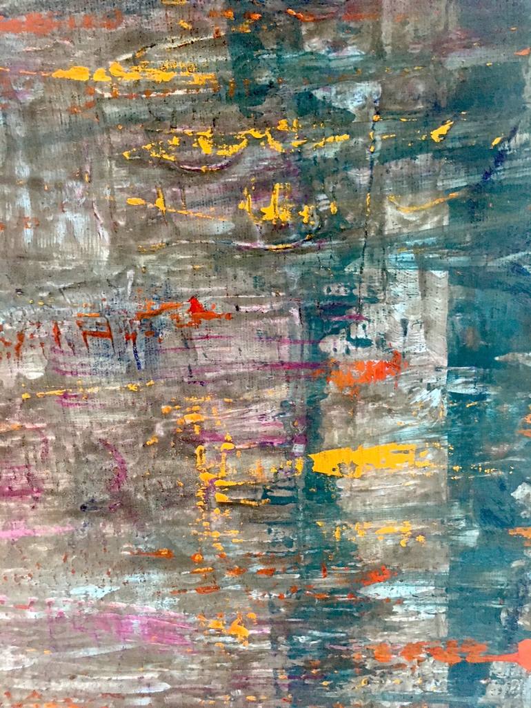 Original Abstract Expressionism Landscape Painting by Alejandra Patricia