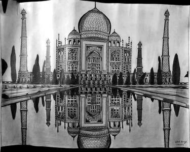 Print of Fine Art Architecture Drawings by VISHAL SINGH