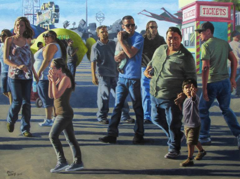 Mike Rider Art How It Started Painting by Mike Rider | Saatchi Art