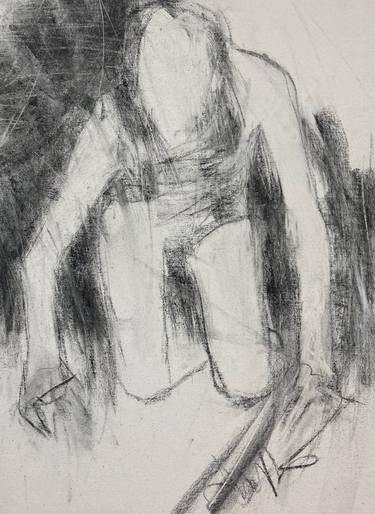 Original Figurative Women Drawings by Jane du Brin