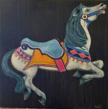 carousel horse art