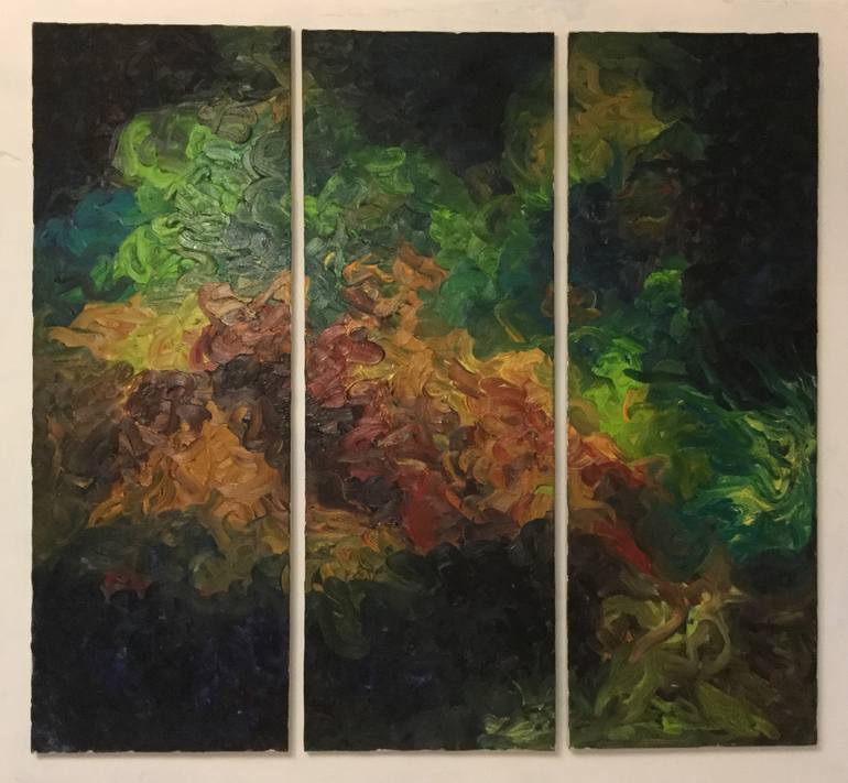 Original Abstract Expressionism Abstract Painting by Gary Martin