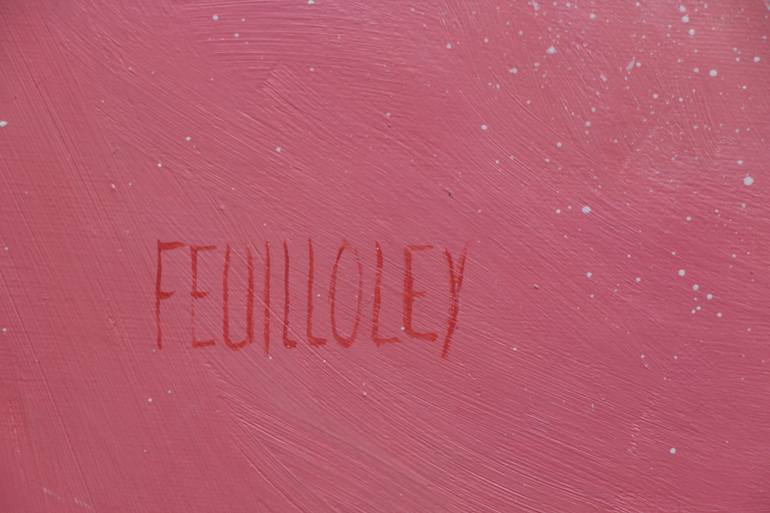 Original Figurative Love Painting by Myriam Feuilloley