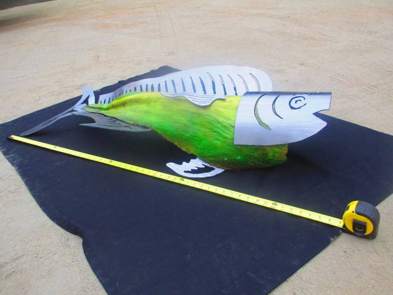 Original Art Deco Animal Sculpture by Travis Bodle