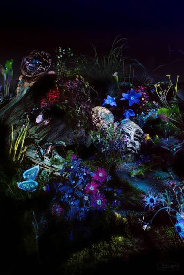 Forest Fantasy - photographed in special ultra violet light - Signed Limited Edition 1 of 7 on dibond acrylic thumb