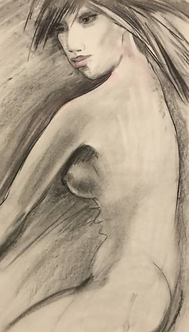 Print of Figurative Nude Drawings by Natalya Burgos