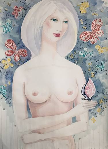 Print of Nude Paintings by Natalya Burgos