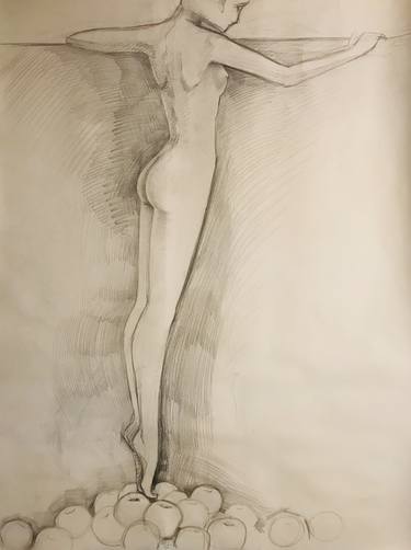 Print of Conceptual Nude Drawings by Natalya Burgos