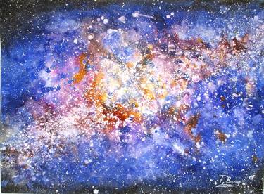 Print of Impressionism Outer Space Paintings by Tania Wold