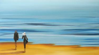 Print of Figurative Beach Paintings by Svetlana Bagdasaryan