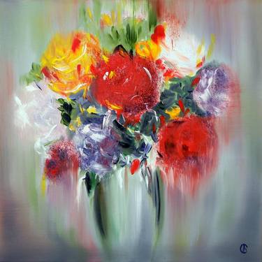 Original Abstract Floral Paintings by Svetlana Bagdasaryan