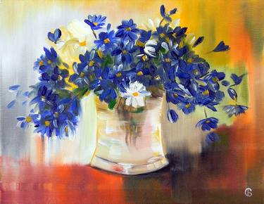 Original Impressionism Floral Paintings by Svetlana Bagdasaryan