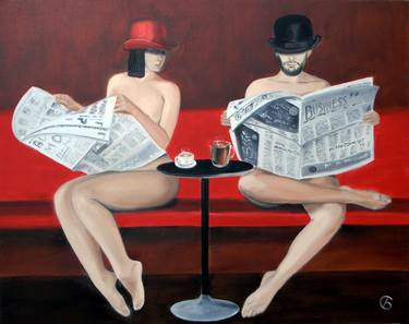 Print of Erotic Paintings by Svetlana Bagdasaryan