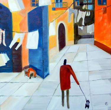 Print of Figurative Cities Paintings by Svetlana Bagdasaryan