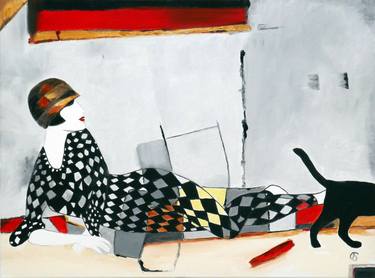 Original Abstract Expressionism Women Paintings by Svetlana Bagdasaryan