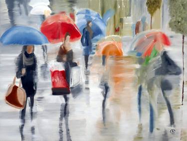 Original Figurative Cities Paintings by Svetlana Bagdasaryan