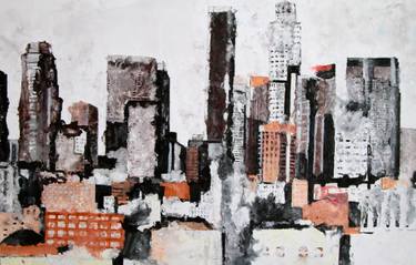 Original Modern Architecture Paintings by Hervé CARRIOU