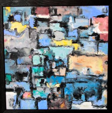 Original Abstract Paintings by Hervé CARRIOU