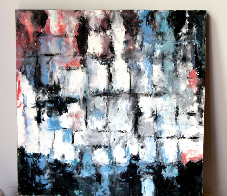 Original Abstract Painting by Hervé CARRIOU