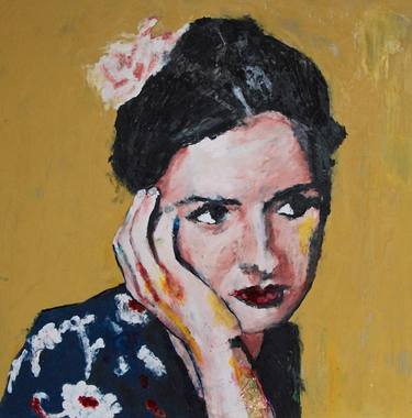 Original Modern Portrait Paintings by Hervé CARRIOU