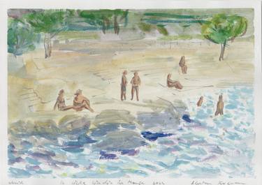 Original Beach Paintings by Alenka Koderman