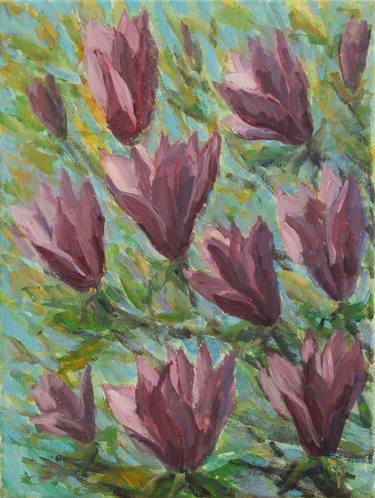 Magnolia II, 2018, acrylic on canvas, 40 x 30 cm thumb