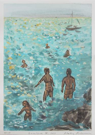 Original Expressionism Seascape Paintings by Alenka Koderman