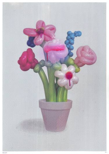 Original Pop Art Floral Printmaking by Heath Kane