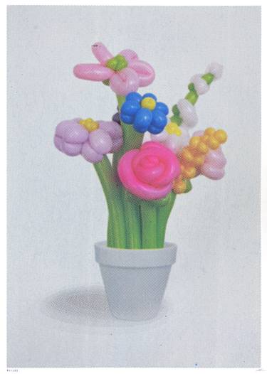 Original Pop Art Floral Printmaking by Heath Kane