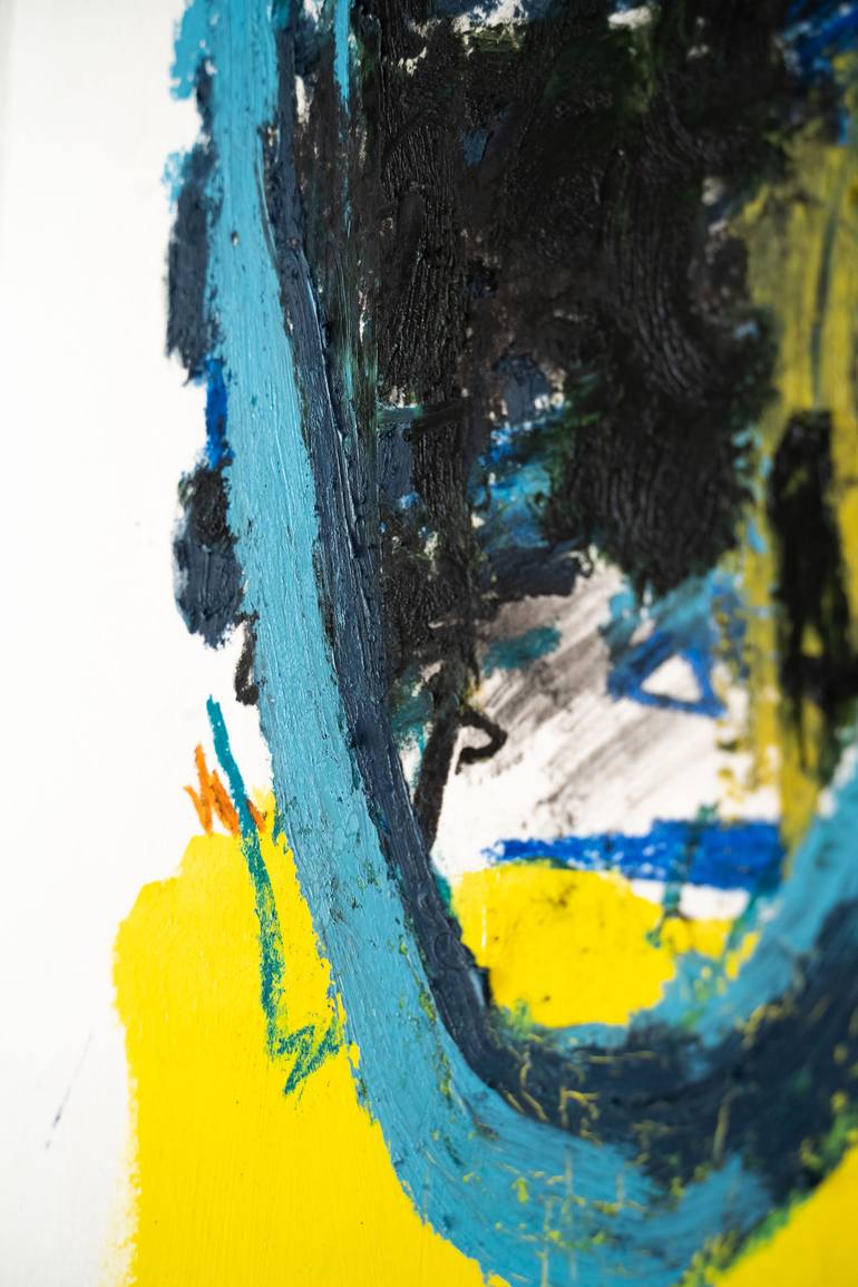 Original Abstract Expressionism Abstract Painting by Pablo Ramón Benitez Adame