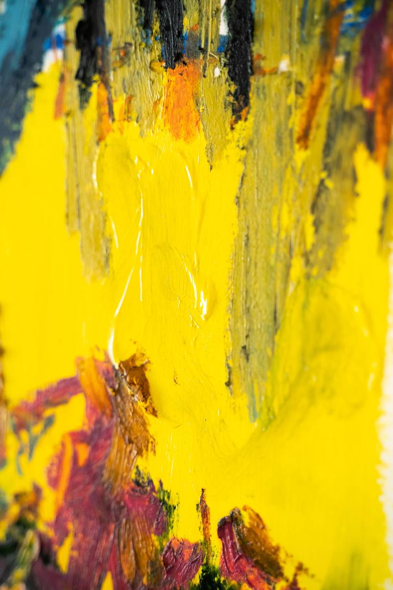 Original Abstract Expressionism Abstract Painting by Pablo Ramón Benitez Adame