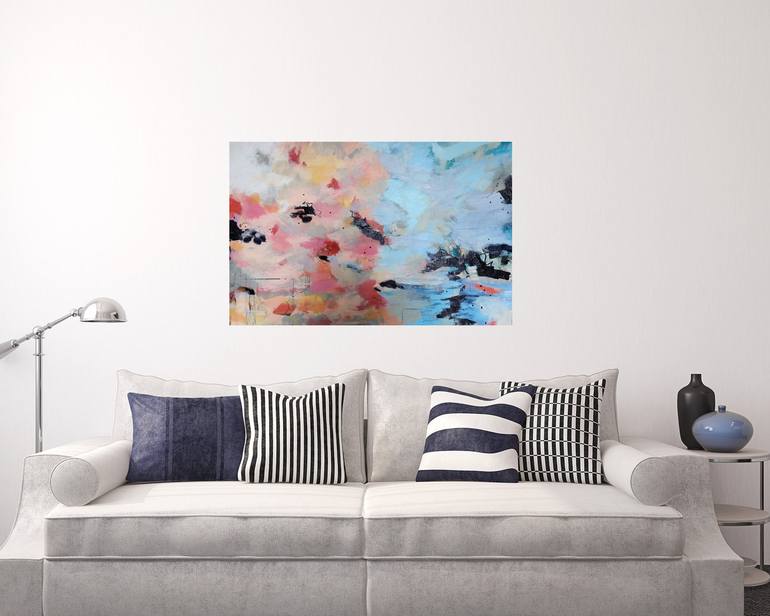 Original Abstract Painting by Julie Denis