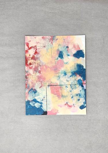 Original Abstract Expressionism Abstract Painting by Julie Denis